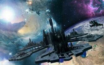 Space Station Computer Wallpaper Desktop Background Id