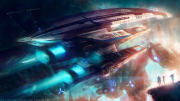 Mass Effect Normandy Sr Video Games Wallpaper HD Desktop