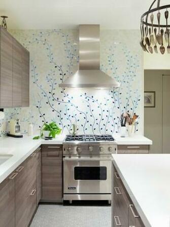 Wallpaper Ideas For The Kitchen Backsplash All