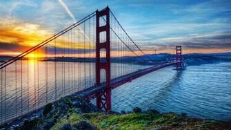 Gate Bridge San Francisco Strait Wallpaper Background 4k Ultra HD