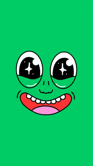 Customize Funny Cool Cartoon Face Mobile Wallpaper