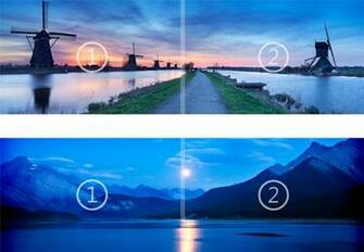 Fun Dual Monitor Nightfall And Starlight Panoramic Theme For Windows
