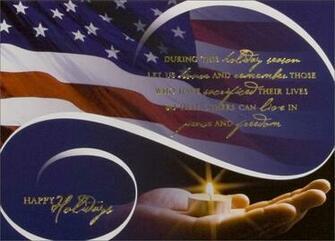 Candle In Hand Patriotic Card From Cardsdirect
