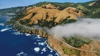 Highway And California Coastline X Wallpaper