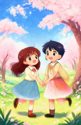 Cute Anime Couple Wallpaper