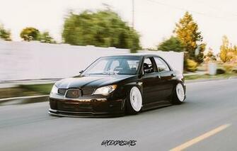 Wallpaper Subaru Impreza Wrx Sti Stance Bellyscrapers Low Car