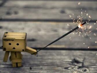 Danbo Fire Flower Wallpaper Image Wallpaperlepi