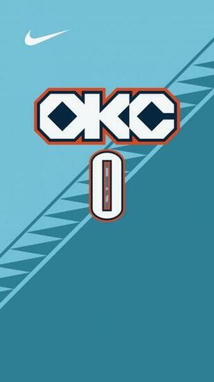 Oklahoma City Thunder Edition Jersey Wallpaper