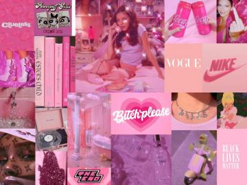 Pink Baddie Computer Wallpaper