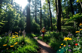 Trail Running Wallpaper