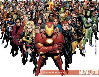 All Marvel Comics Together HD Desktop Wallpaper Cartoon