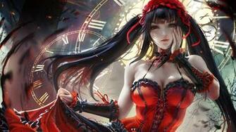 Kurumi Tokisaki Art Wallpaper HD Anime 4k Image
