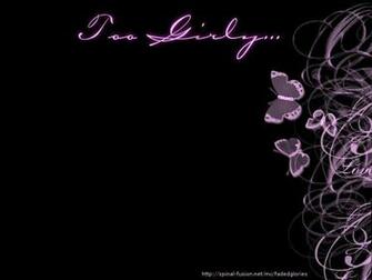 Girly Wallpaper Too V Black