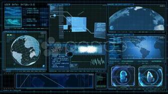 Technology Interface Computer Data Screen Gui Stock Video