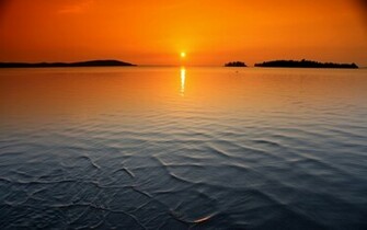 Sunset Ocean Wallpaper Which Is Under The