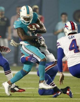 Jarvis Landry Wide Receiver Of The Miami Dolphins Is
