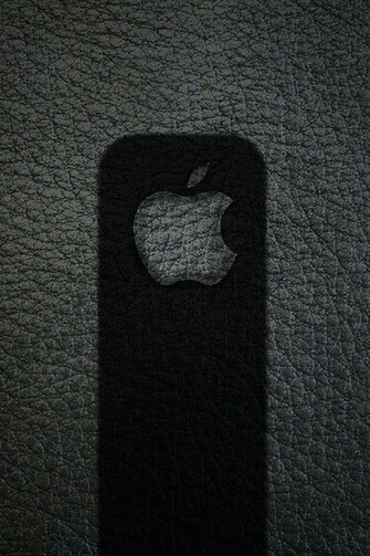Leather Apple Background