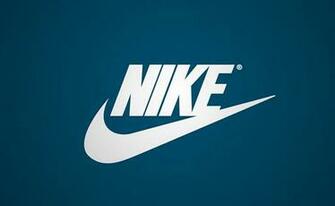 Blue Background Nike Logo Just Do It HD Wallpaper April
