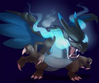 Mega Charizard X By Silverkiwi78