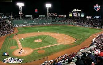 Sports Scenes Boston Red Sox Fenway Park World Series Game