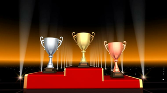 Podium Prize Trophy Cup Aa HD Motion Background Storyblocks Video