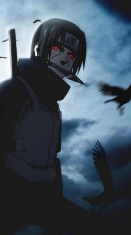 Itachi Uchiha Night Anbu 4k Vertical Wallpaper Fond D Ecran