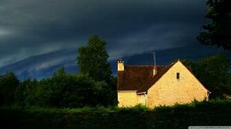 Storm Dordogne France Wallpaper