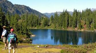 Hiking Near Arbuthnot Lake Washington 1920x1080p HD Travel Wallpaper