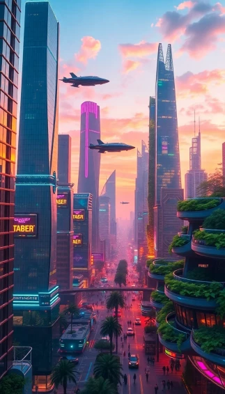 Futuristic City Wallpaper