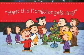 Hark The Herald Angels Sing Peanuts Boxed Christmas Cards