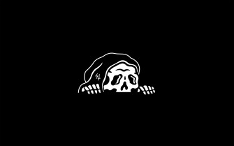 Skull Dark Black Minimal 4k Wallpaper HD Artist