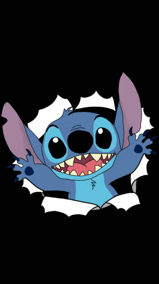 Ripped Lilo And Stitch iPhone Wallpaper