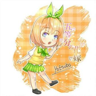 Nakano Yotsuba By Dechaveart