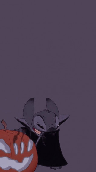 Stitch Lockscreen Halloween Wallpaper iPhone Background