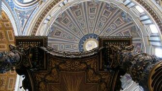 Architecture Buildings Renaissance Rome Churches Italy Dome St Peter S