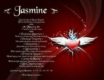 Jasmine Name Meaning
