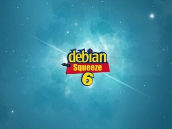 Debian Squeeze Wallpaper Tux Planet