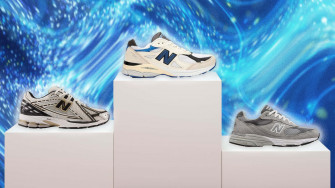 Stride Ahead In Style New Balance Sneakers Wallpaper
