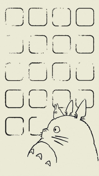 Totoro Anime Wallpaper iPhone Cute Cartoon