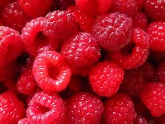 Red Raspberry Berries Close Up Photography Wallpaper