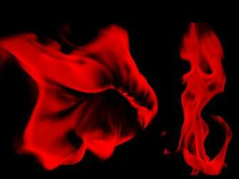Wallpaper Flame Red And Black