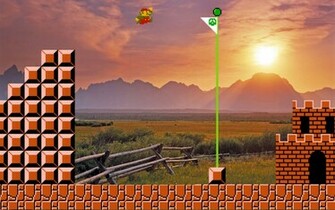 Bit Mario Wallpaper Series Super
