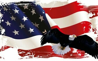 Patriotic Bald Eagle Wallpaper