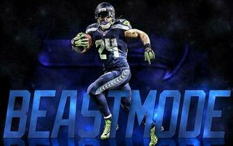Marshawn Lynch Beastmode Seattle Seahawks Wallpaper Photo