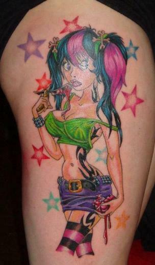 Best Pin Up Girl Tattoo Artist