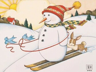Pc Wallpaper Snowman