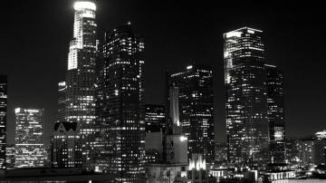 Black And White Buildings On Wallpaper