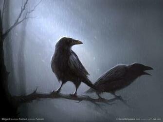 Wallpaper Sea Crow Background