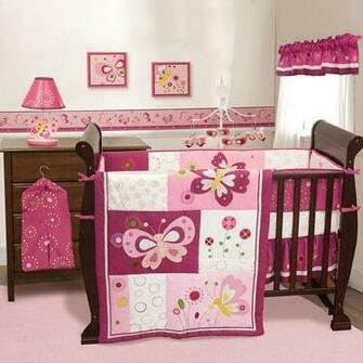 Bedtime Originals By Lambs Ivy Wallpaper Border Pink Butterfly