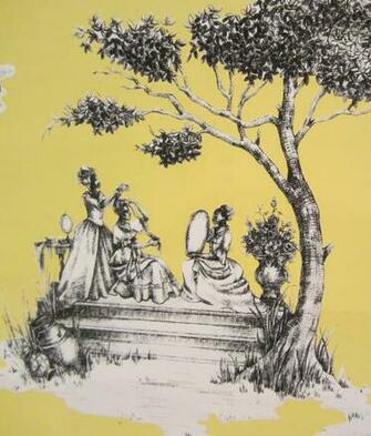 Toile De Jouy By Way Of Harlem The Paper Trail